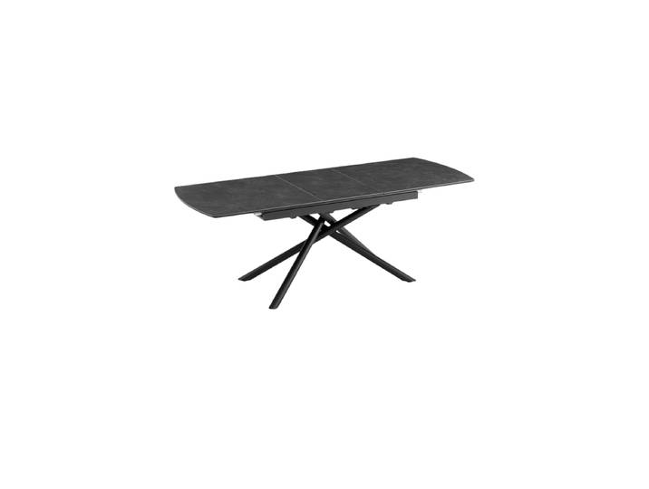 Ausziehbarer Designer Esstisch „Mikado“, 180-230 x 90 cm Keramik dunkle Marmoroptik Invicta Interiors