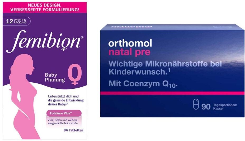 Femibion Babyplanung Tabletten 84 stk + Orthomol Natal pre Kapse 1stk