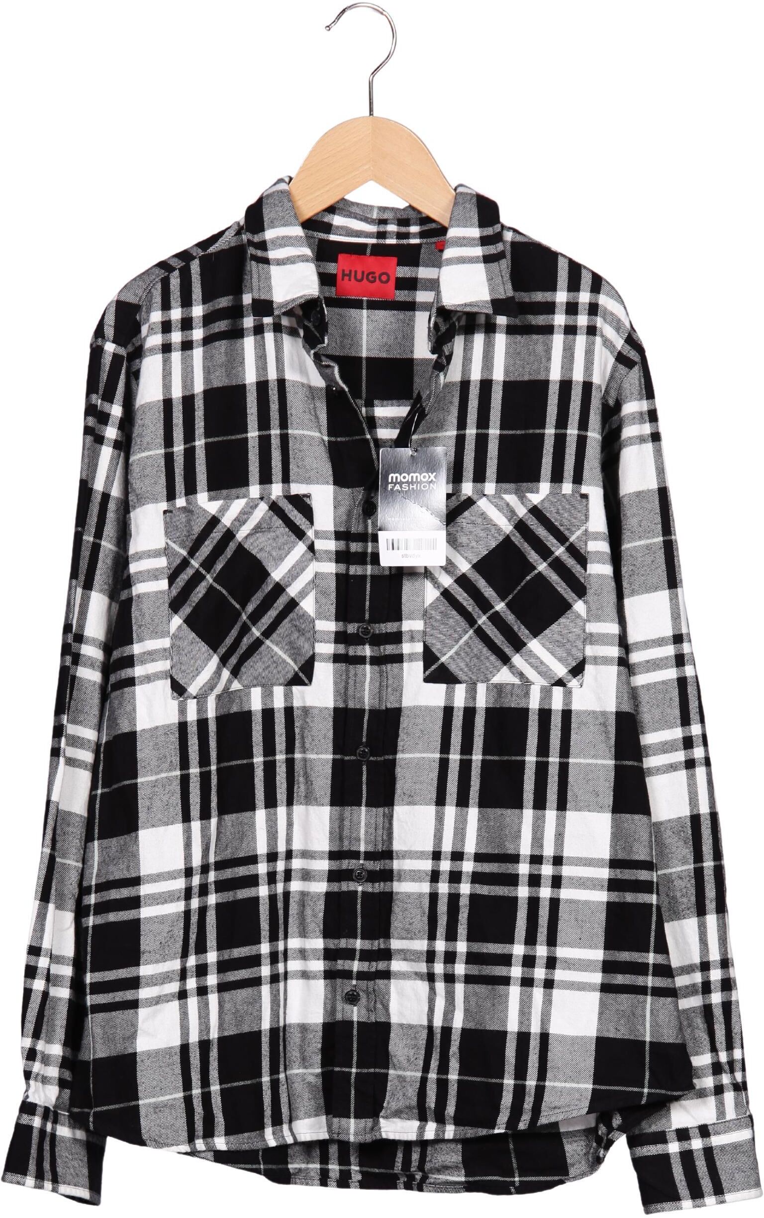 Hugo by Hugo Boss Herren Hemd, Mehrfarbig, Gr. M, Baumwolle - Second Hand