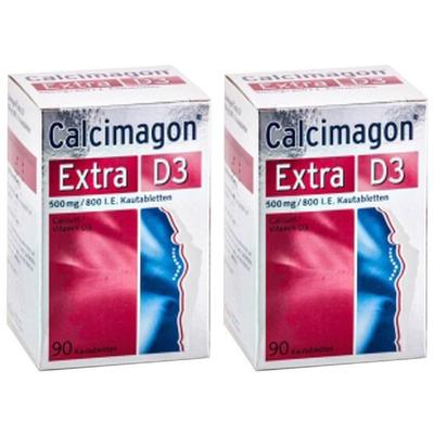 Calcimagon Extra D3 Kautabletten 2x 2x90 St