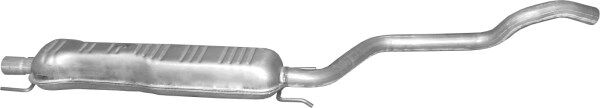 Polmo Mittelschalldämpfer 17634 Für Opel