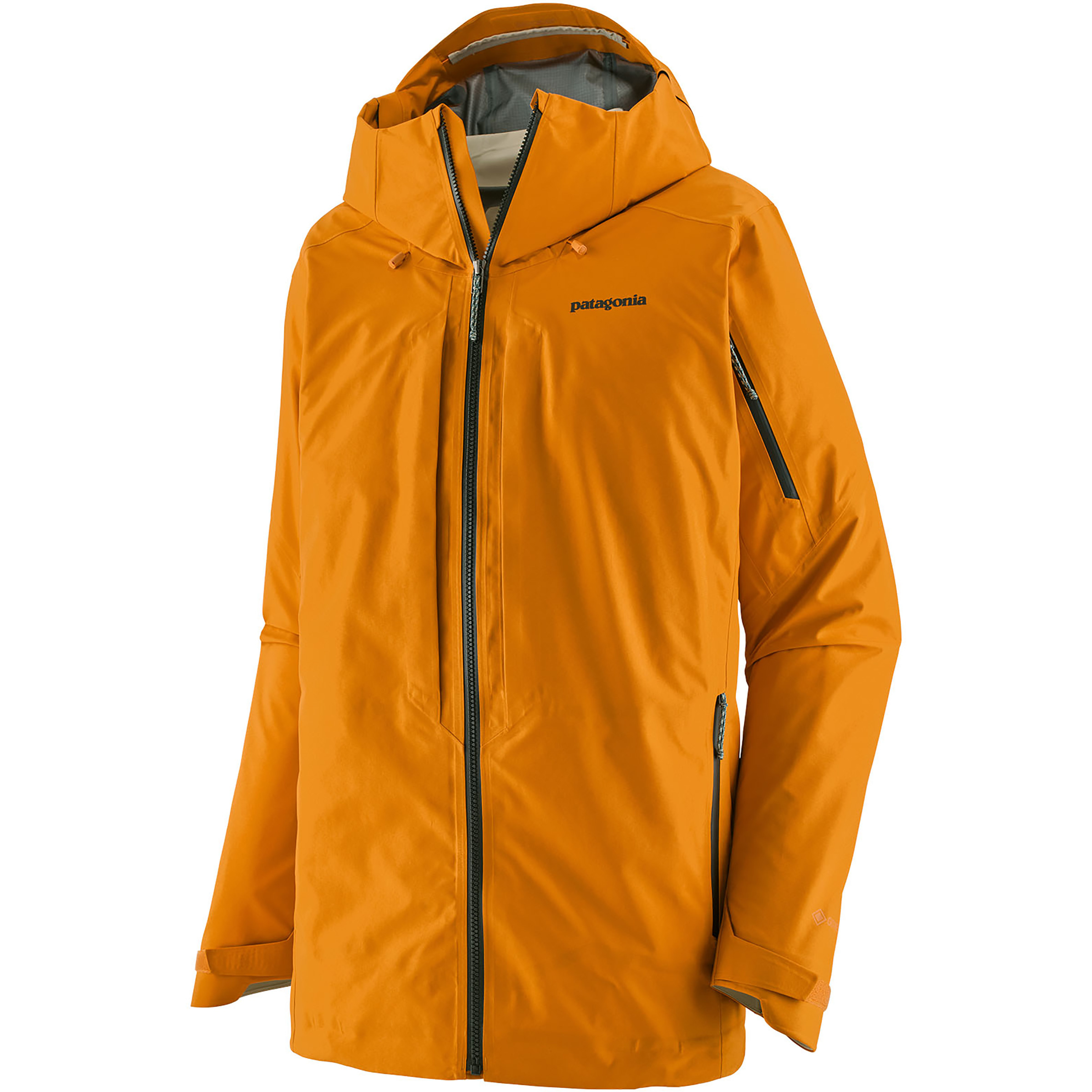 Patagonia PowSlayer Herren Regenjacke orange Größe S Freeride | Skifahren | Bergsteigen Winddicht Wasserabweisend