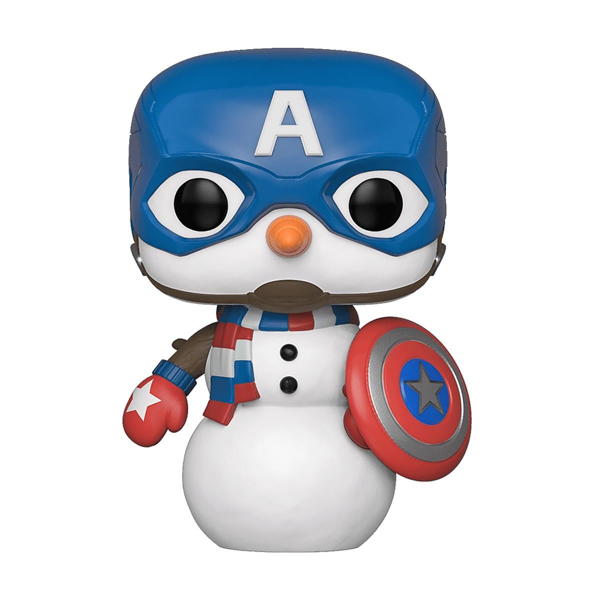 Funko Pop! Marvel Holiday Captain America Sneeuwpop 532 Vinyl figuur
