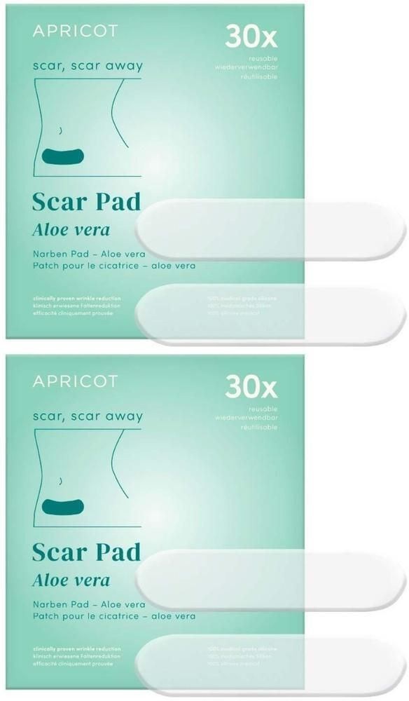 Apricot Narben Pad mit Aloe Vera scar away 2x 2x2 St