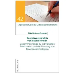 Beweisverständnis von Studierenden, Fachbücher von Silke Neuhaus-Eckhardt