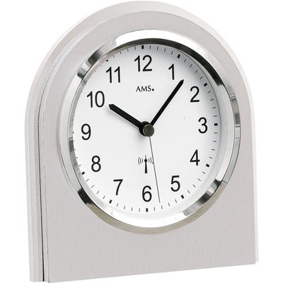 Funktischuhr AMS "F5198", silber (silberfarben), Tischuhren