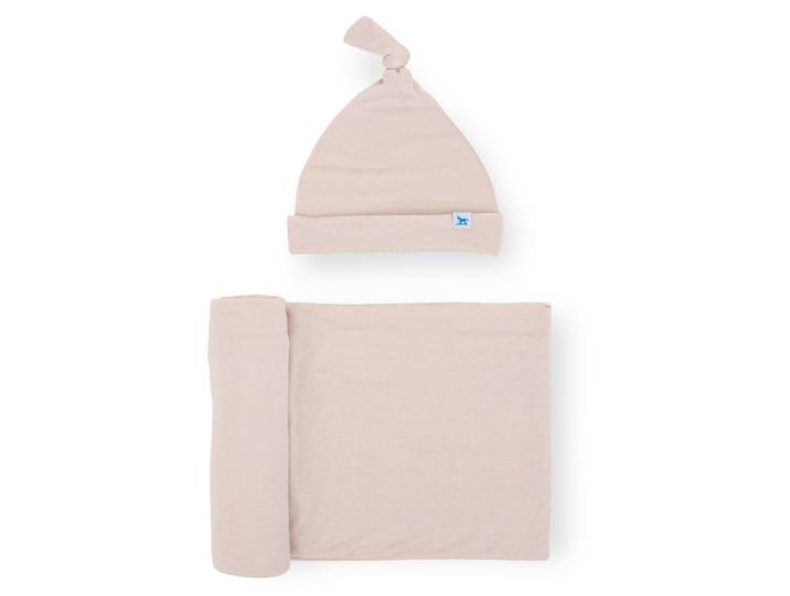 Pucktuch und Mütze Soft Blush 2er-Set