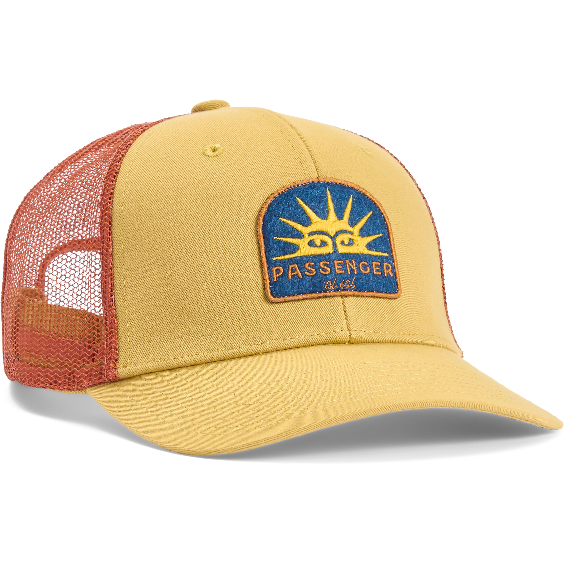 Passenger Midtown Trucker Cap Herren Basecaps beige Größe S Lifestyle Elastisch