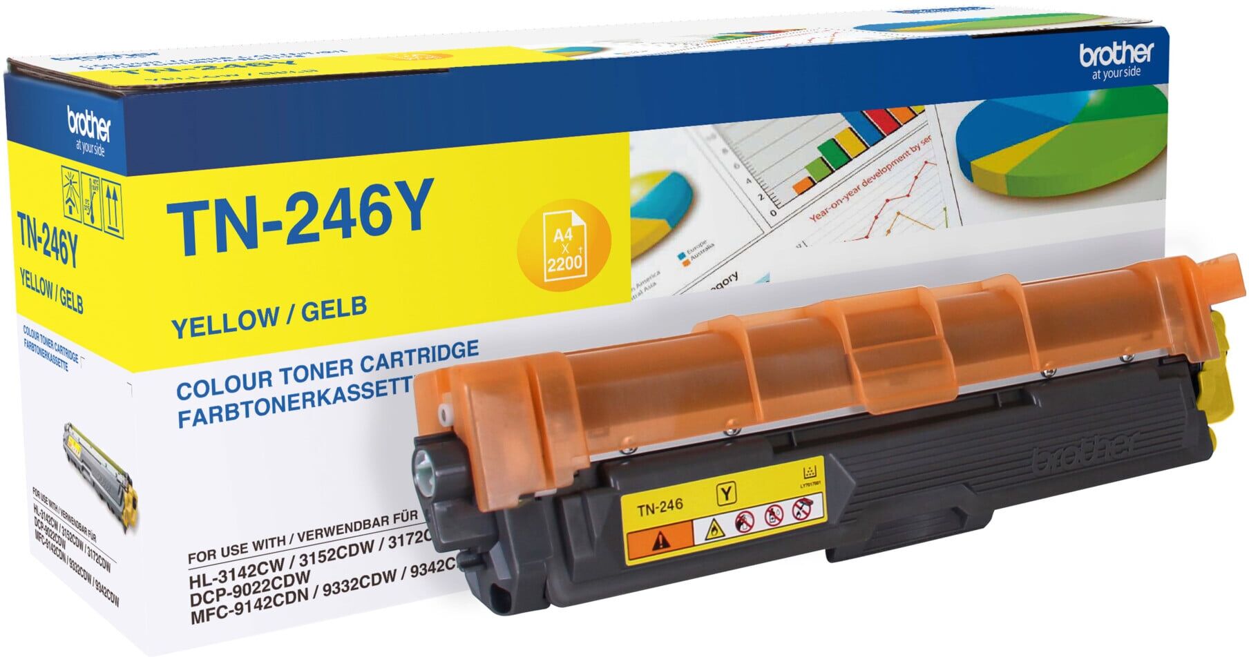 Brother Toner TN-246Y gelb (TN246Y)