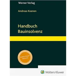HandbuchBauinsolvenz, Fachbücher von Andreas Koenen