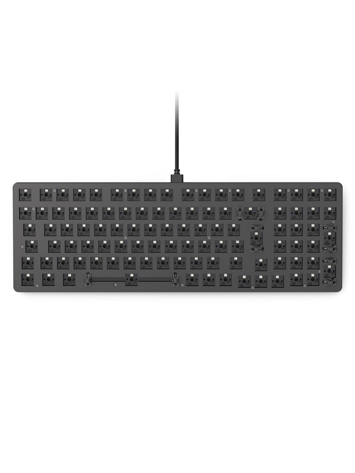 Glorious GMMK 2 - Full-Size 96% - Barebone - ISO - Black - Gaming Tastatur - Universal - Schwarz