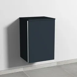 Sanipa Unterschrank „3way“ 400 × 580 × 345 mm Anschlag rechts, in Marine (matt), Anschlag rechts