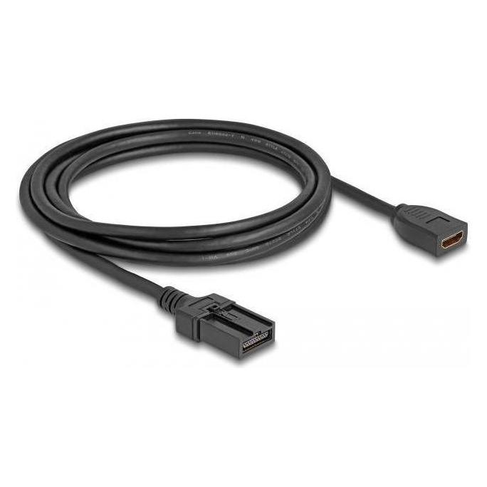 Delock HDMI Automotive Kabel HDMI-A Stecker auf HDMI-E Stecker 3 m 4K 60 Hz (3 m) (87906)