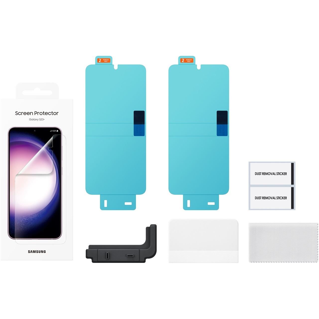 Samsung Displayschutzfolie für Galaxy S23+ Transparent