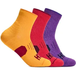 Hoka Unisex Quarter Run Sock 3-Pack gelb