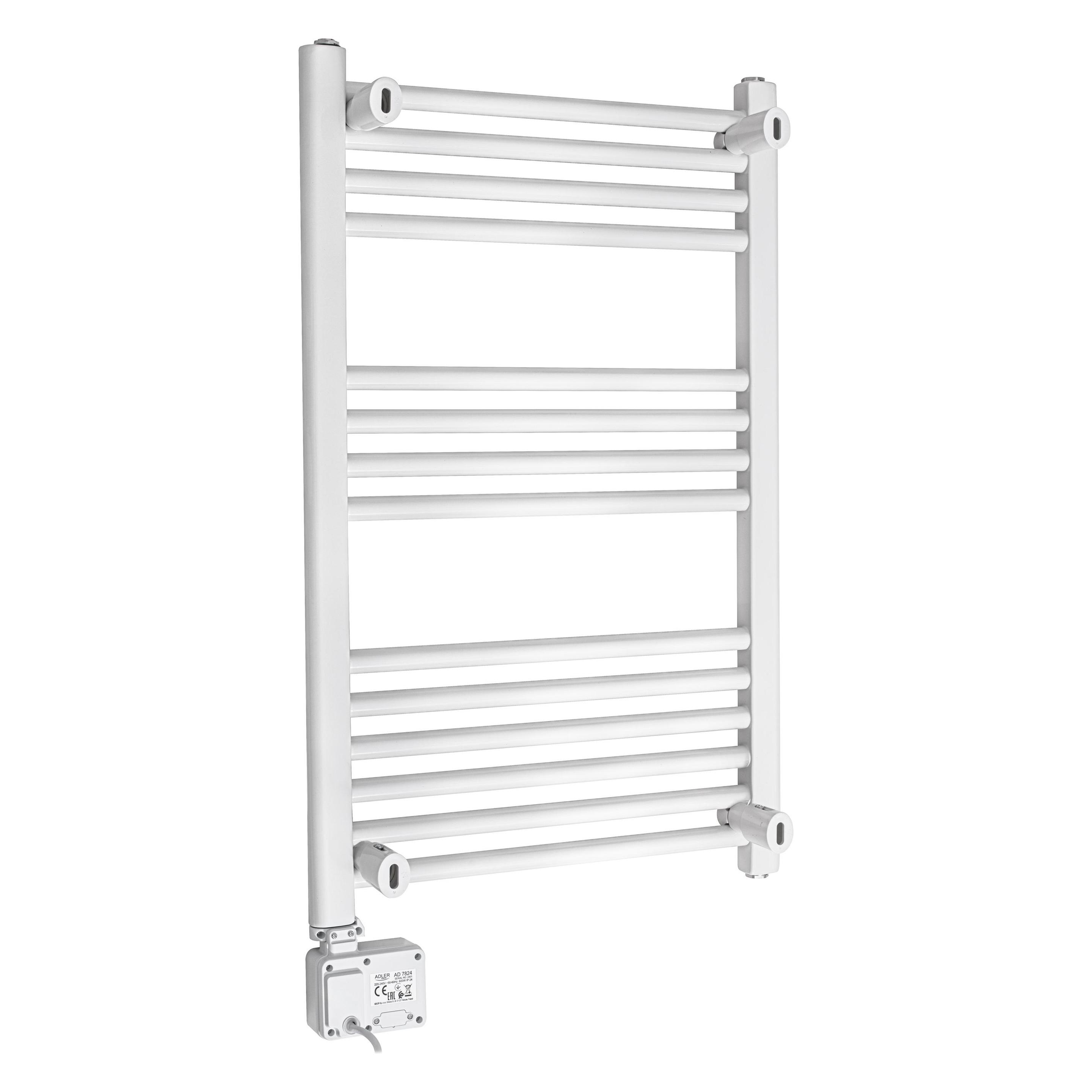 Adler LED Electric Bathroom Radiator | AD 7824 | Radiator | 600 W | White | IP24 (600 W) (AD 7824)