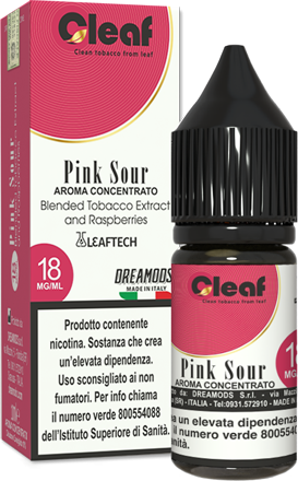 Dreamods Pink Sour Cleaf Aroma Concentrato 10ml Tabacco Virginia Lampone