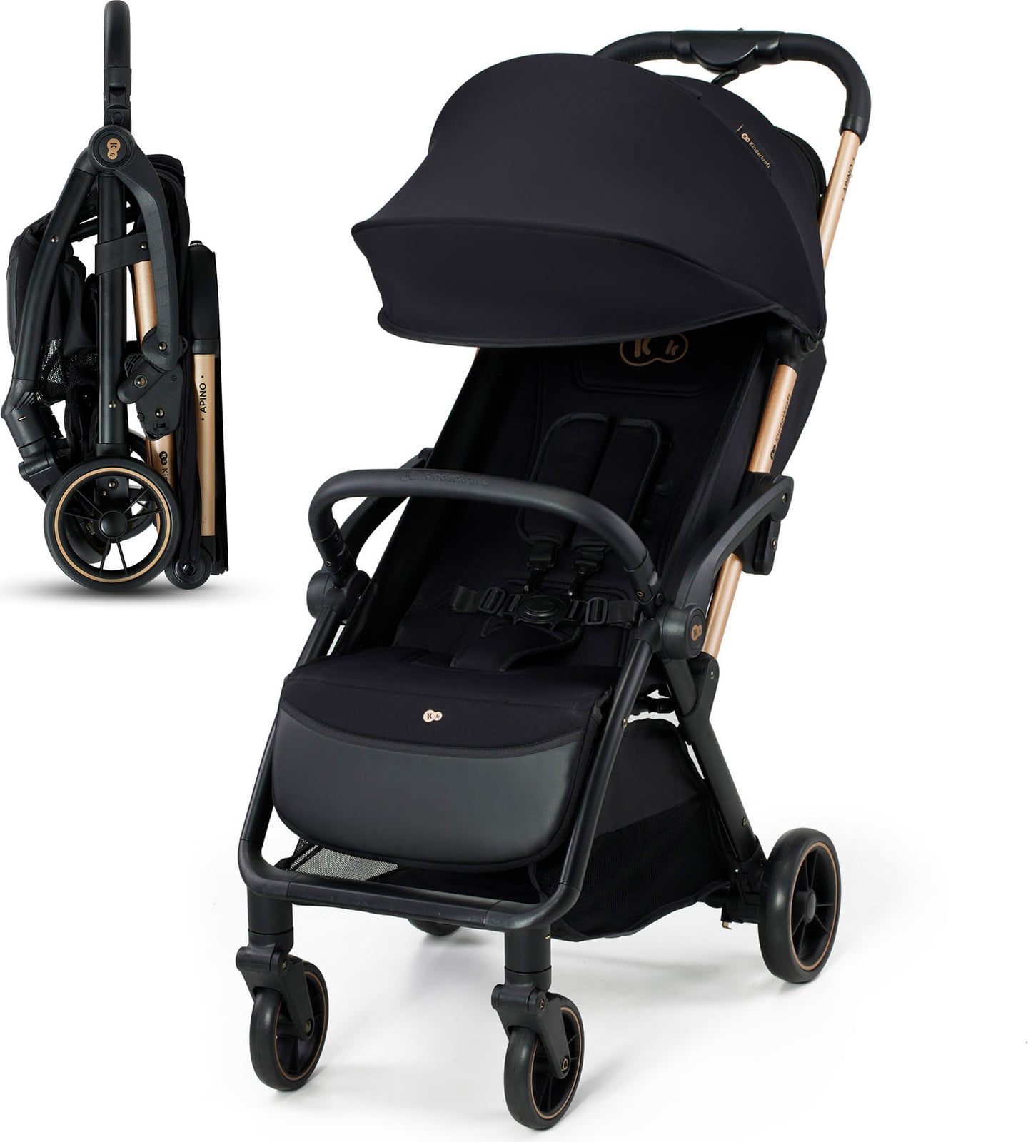 Kinderkraft Apino kinderwagen - Zwart