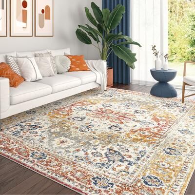 Alise Rugs Chesney Bohemian & Eclectic Medallion Indoor Area Rug