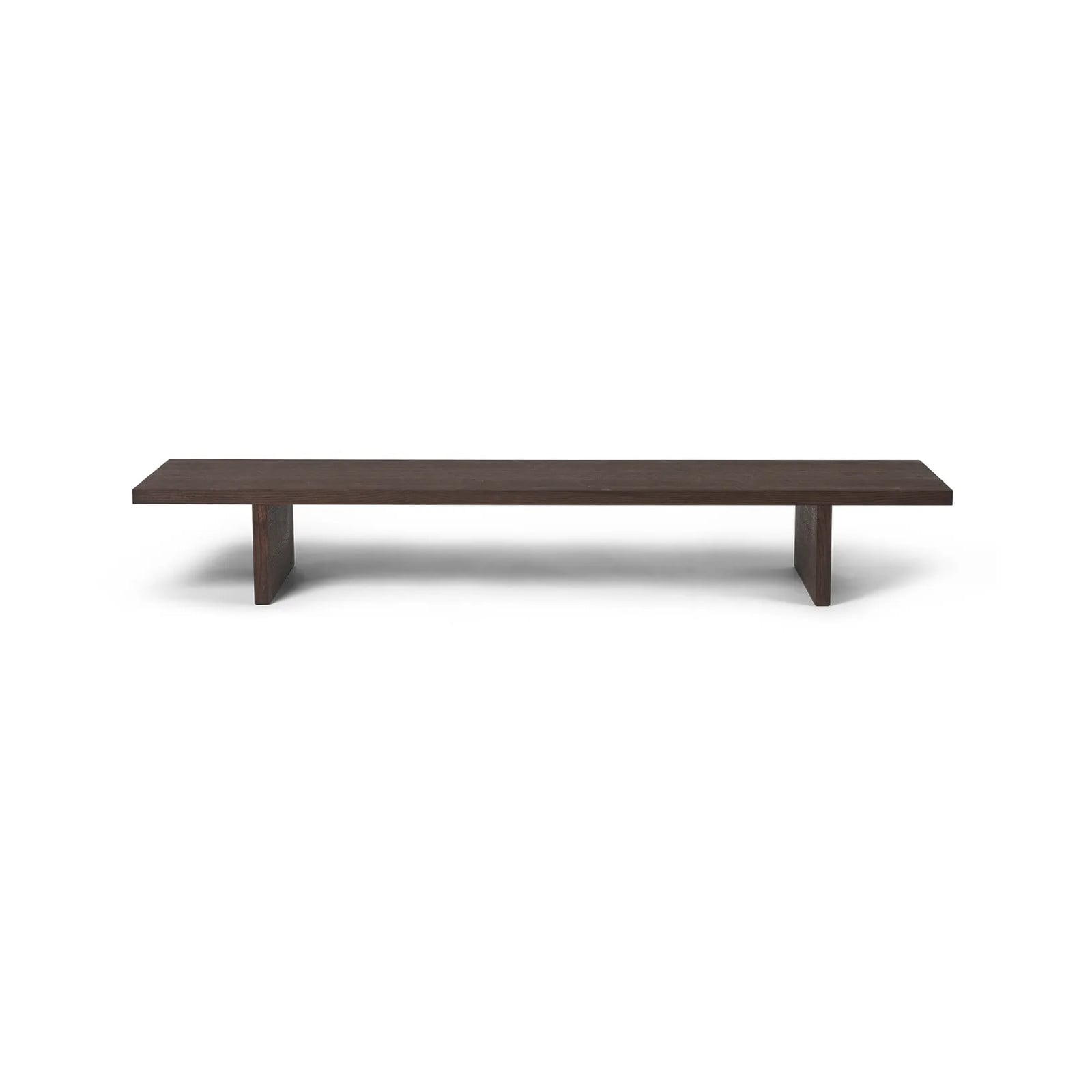 Ferm Living Kona bijzettafel - Dark stained oak veneer - Bruin