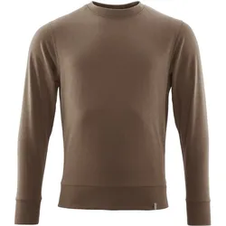 Bio Sweatshirt "20384" Crossover - M - dunkel-sandbeige