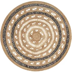 TEPPICH geflochten Goyne 140/140 cm