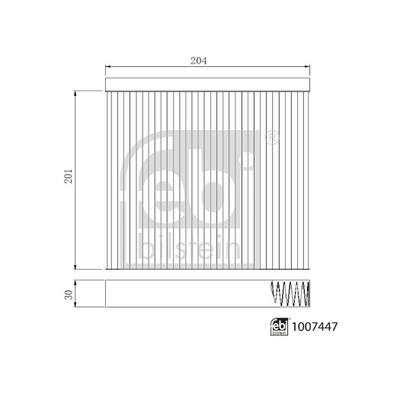 FEBI BILSTEIN Filter, Innenraumluft 1007447 für TANK GREAT WALL