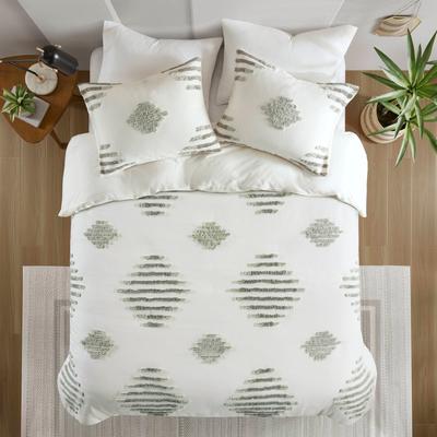 Ink and Ivy INK+IVY Tahli 3 Piece Cotton Blend Chenille Duvet Cover Set