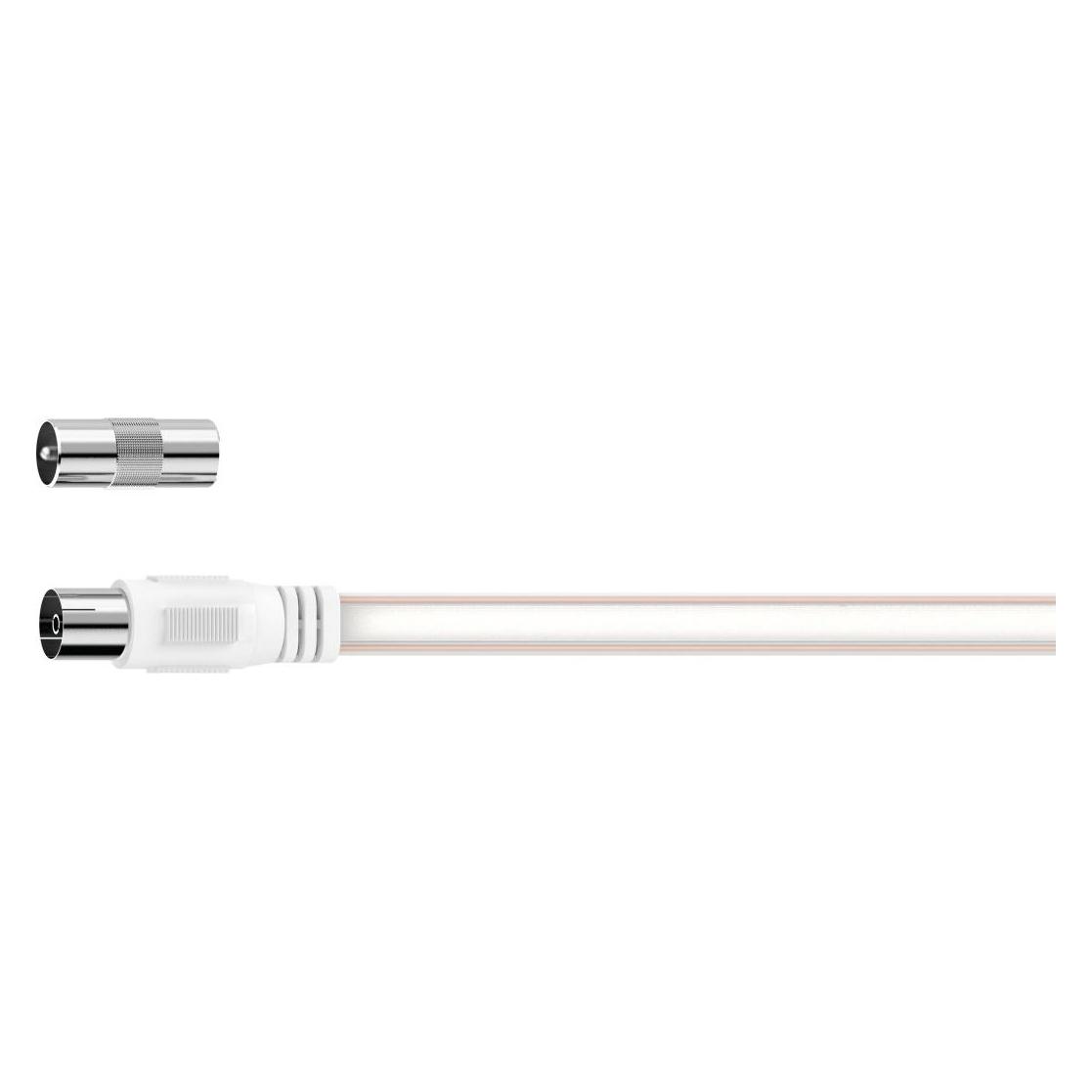 Hama Wurfantenne (Dipole), Koax, inkl. Adapter (Zimmerantenne, UKW / MW / LW) (00305096)