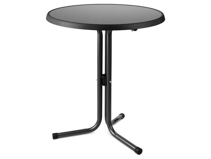 Beautissu Stehtisch Emma, Grau, Metall, Rund, 60x71x60 cm, Esszimmer, Esstische, Stehtische