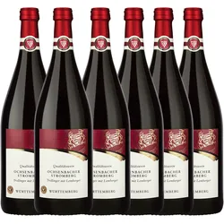 Württembergische WZG Ochsenbacher Stromberg Trollinger mit Lemberger Qualitätswein 1,0L 6er Karton