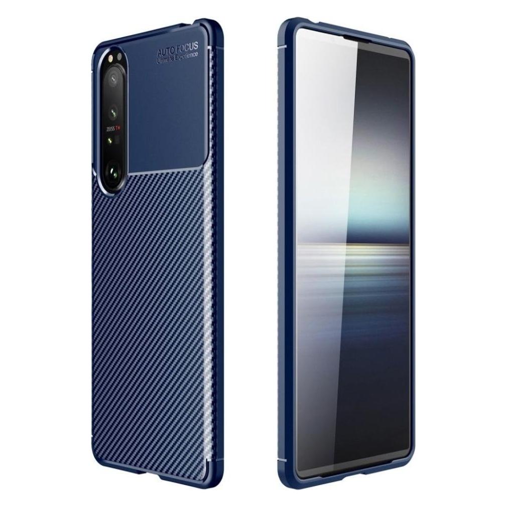 Screenguard Sony Xperia 1 III Hülle Carbon Design TPU Case (Sony Xperia 1 III) (00031190)