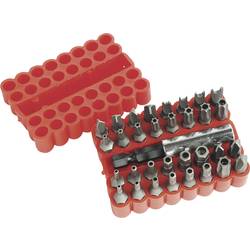Brüder Mannesmann M 297-33 Bit-Set 33teilig T-Profil mit Loch, Innen-Sechskant BO, Tri-Wing, Schlitzmutter, TORQ M  297-33