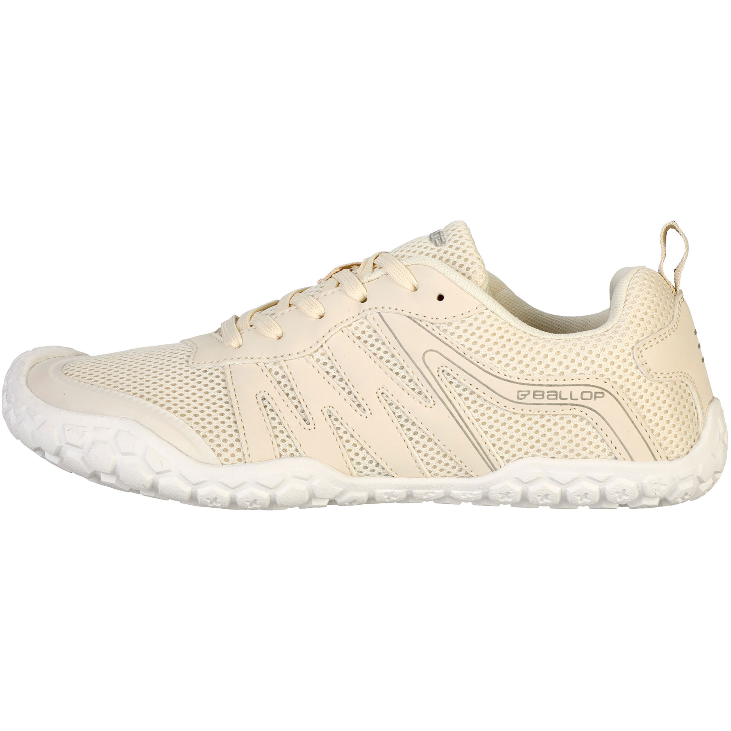 Ballop Pellet Barfußschuhe beige Größe 42 Trailrunning | Nordic Walking Schnell trocknend