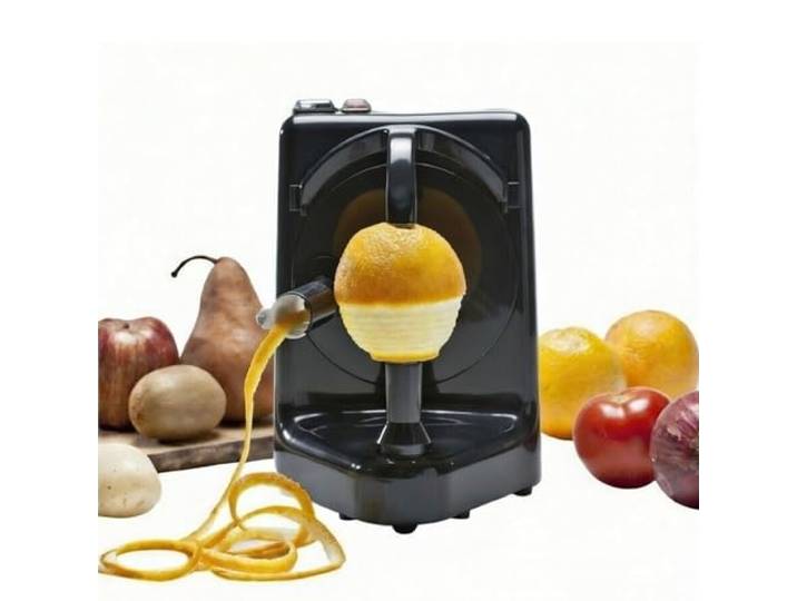 Pelamatic Orange Peeler Profesional Elektrischer Kartoffelschäler für Kartoffeln, Orangen, Tomaten, Kiwis, Pfirsiche und andere Früchte oder Gemüse, Klinge aus Edelstahl, 2026 (schwarz)