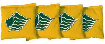 Skip's Garage Saint Leo Lions Yellow Cornhole Bags