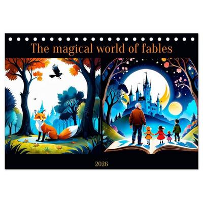 The magical world of fables (Desk Calendar 2026 DIN A5 landscape), CALVENDO 12 Month DeskCalendar