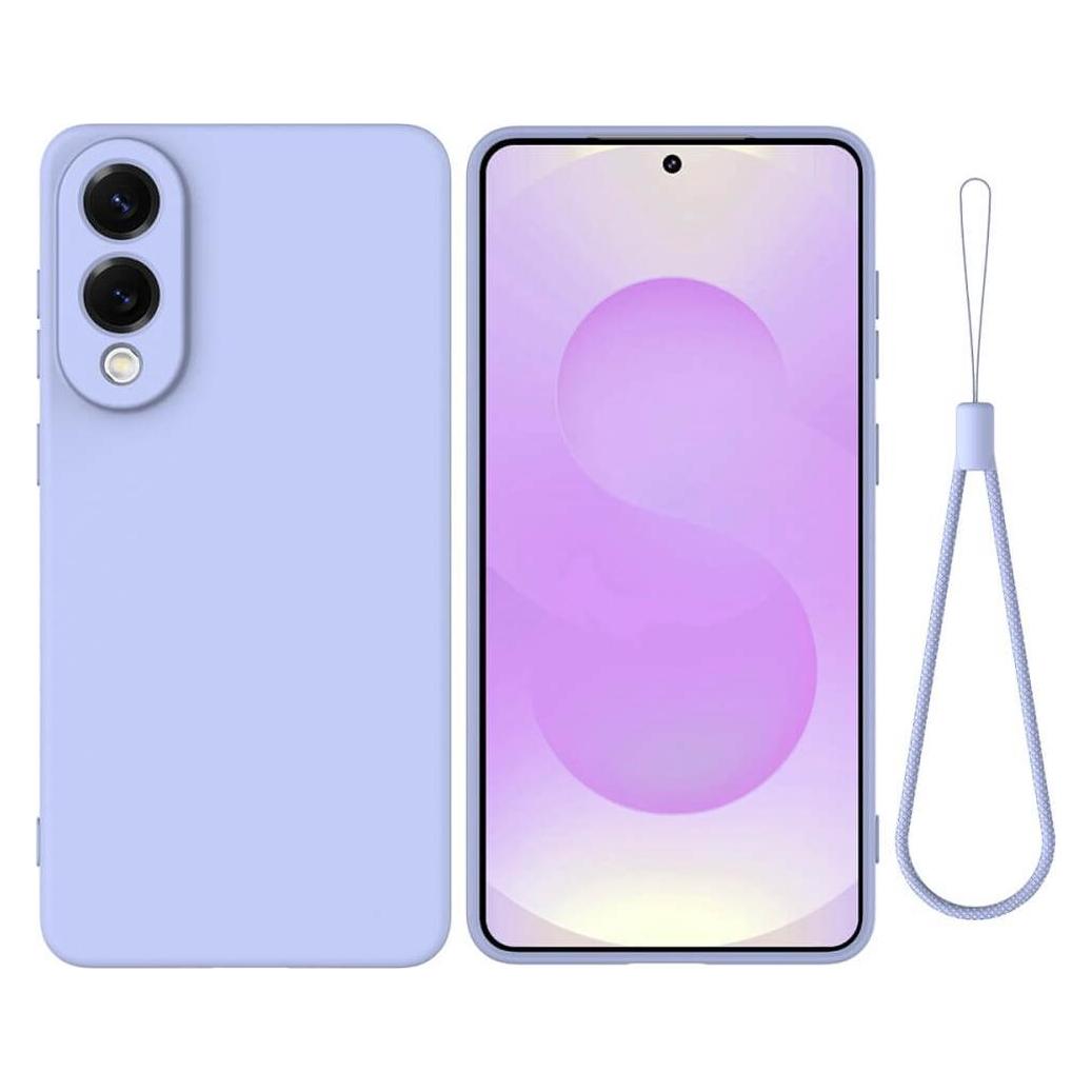 Cover-Discount Galaxy S25 Edge - Silikon Gummi Hülle mit Riemen (Samsung Galaxy S25 Edge) (58336972)