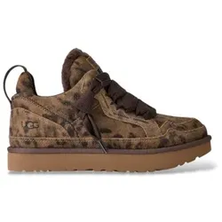 UGG für Damen. 1187485 Lowmel Spotted Ledersneaker braun (40), Wohnung, Schnürsenkel, Lässig