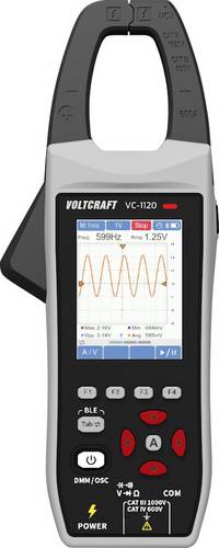 VOLTCRAFT VC-1120 Stromzange digital CAT III 1000V Anzeige (Counts): 20000