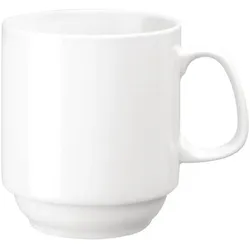Gastronoble Olympia Whiteware stapelbare Kaffeebecher - 28,4cl - 24 Tassen - Becher