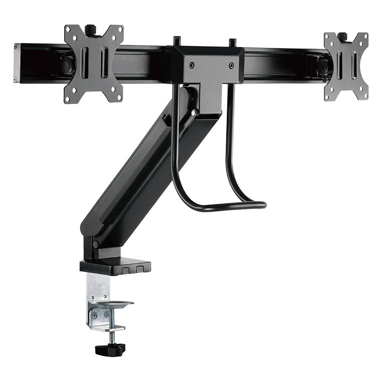 LogiLink Tischhalterung für 2 LCD-Displays / Curved LCD-Displays (platzsparend) (Tisch, 27", 6.50 kg) (BP0102)
