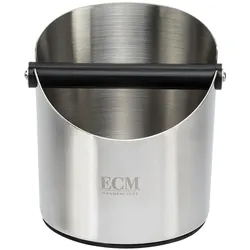 ECM Kaffee-Abschlagbox aus poliertem Edelstahl