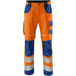 KÜBLER REFLECTIQ Hose PSA 2 warnorange/kornblumenblau 28K - 2207 8340-3746-28K - warnorange/kornblumenblau