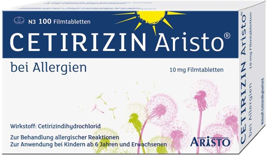 Cetirizin Aristo bei Allergien 10mg
