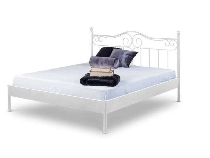 BedBox Metallbett Alessia, modernes Metallbett, pulverbeschichtetes Metall