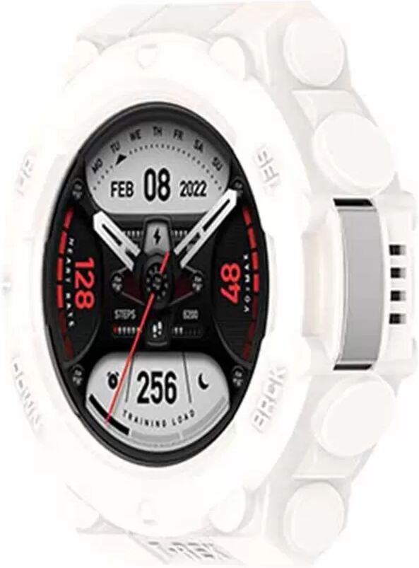 INF Schutz-TPU-Armor-Hülle kompatibel mit Amazfit T-Rex 2 Smartwatch - Weiß, stoß- und staubschutz