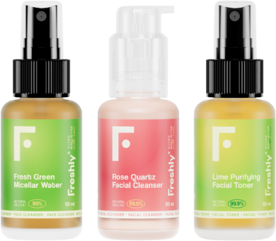 Freshly Cosmetics Freshly Pack Mini Trio Rotina de Limpeza