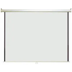 Franken Rolloleinwand 200 x cm Projektionsfläche (78.74", 1:1), Leinwand, Weiss