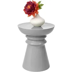 Relaxdays Beistelltisch Kegel-Design Grau